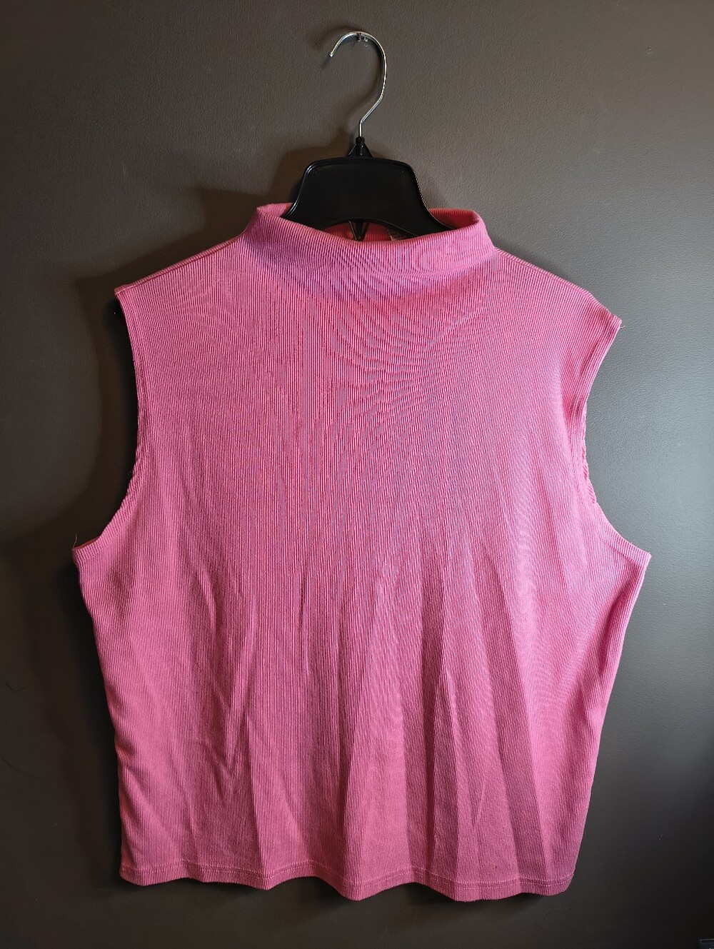 WHITEFISH Sleeveless Mock Neck Pink Women's Top